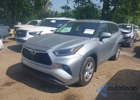 2021 Toyota Highlander Le from USA, damaged, VIN 5TDBZRBH0MS555555